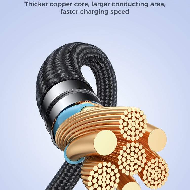 JOYROOM SA31-CL3 30W USB-C/Type-C to 8 Pin Fast Charge Data Cable, Length: 1.2m(Black) - HoMEdemic™ 