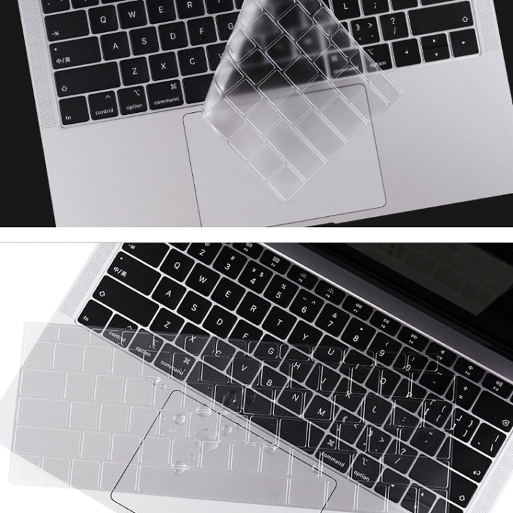 JRC 0.13mm Transparent TPU Laptop Keyboard Protective Film For MacBook Pro 15.4 inch A1707 & A1990 (with Touch Bar) - HoMEdemic™ 
