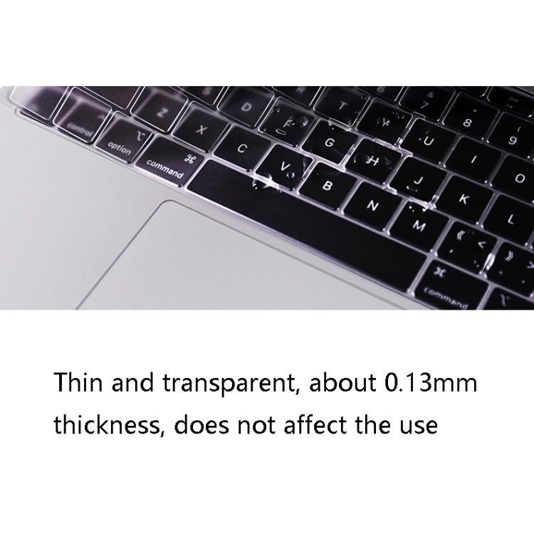 JRC 0.13mm Transparent TPU Laptop Keyboard Protective Film For MacBook Pro 15.4 inch A1707 & A1990 (with Touch Bar) - HoMEdemic™ 