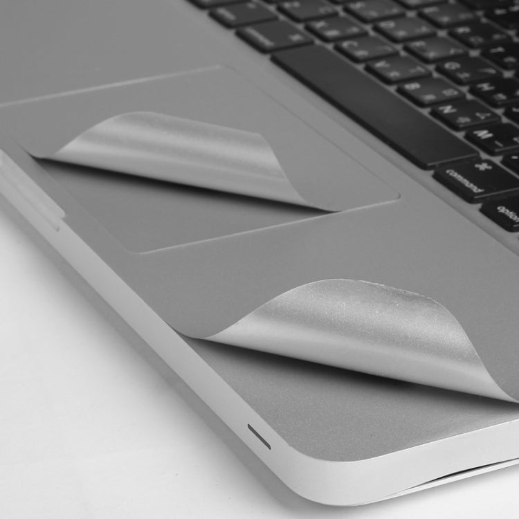 JRC 2 in 1 Laptop Palm Rest Sticker + Touchpad Film Set For MacBook Air 13.3 inch A2179 (2020)(Silver) - HoMEdemic™ 