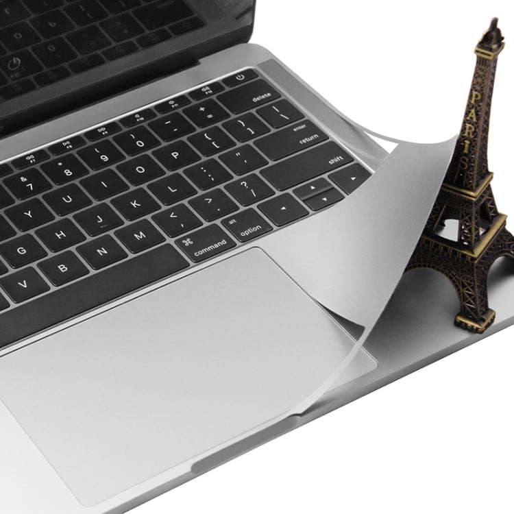 JRC 2 in 1 Laptop Palm Rest Sticker + Touchpad Film Set For MacBook Air 13.3 inch A2179 (2020)(Silver) - HoMEdemic™ 