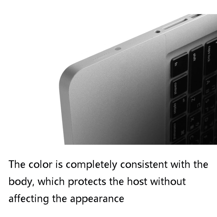 JRC 2 in 1 Laptop Palm Rest Sticker + Touchpad Film Set For MacBook Air 13.3 inch A2179 (2020)(Silver) - HoMEdemic™ 