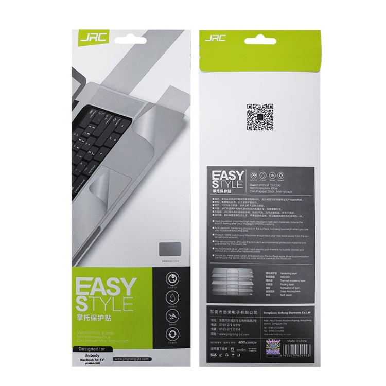 JRC 2 in 1 Laptop Palm Rest Sticker + Touchpad Film Set For MacBook Air 13.3 inch A2179 (2020)(Silver) - HoMEdemic™ 