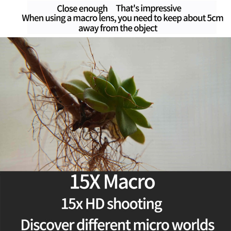 JSR 15X Macro Lens Filter For DJI Osmo Action 3 - HoMEdemic™ 