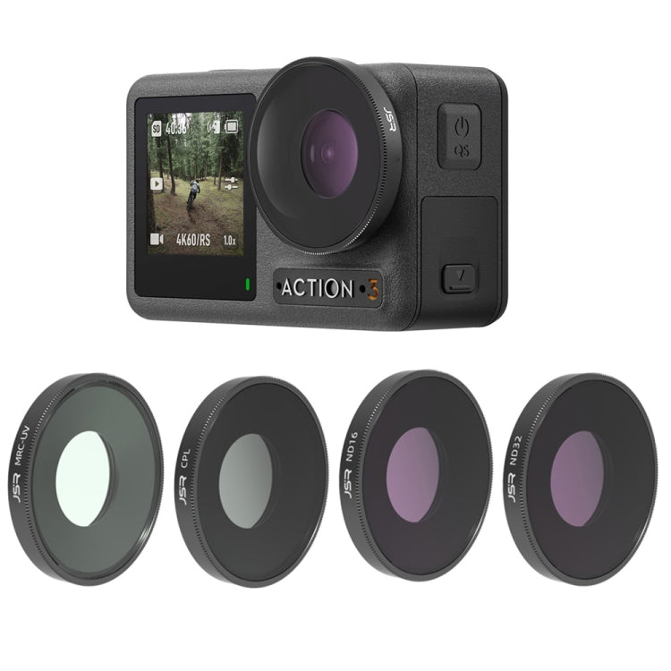 JSR 4 in 1 UV CPL ND16 ND32 Lens Filter For DJI Osmo Action 3 - HoMEdemic™ 