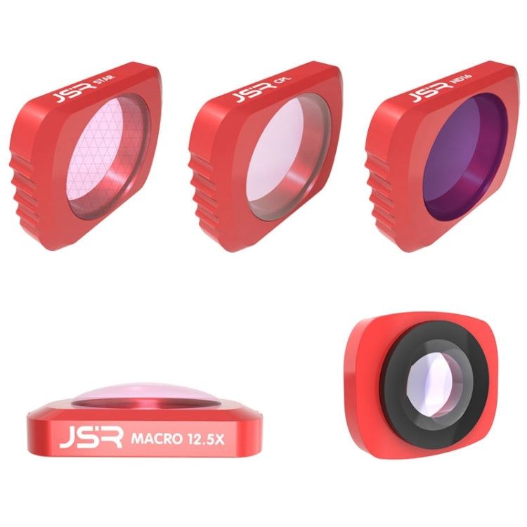 JSR 5 in 1 CR Super Wide Angle Lens 12.5X Macro Lens + CPL Lens + Star + ND16 Lens Filter Set for DJI OSMO Pocket, Macro Lens+CPL+ Star+ND16+CR - HoMEdemic™ 