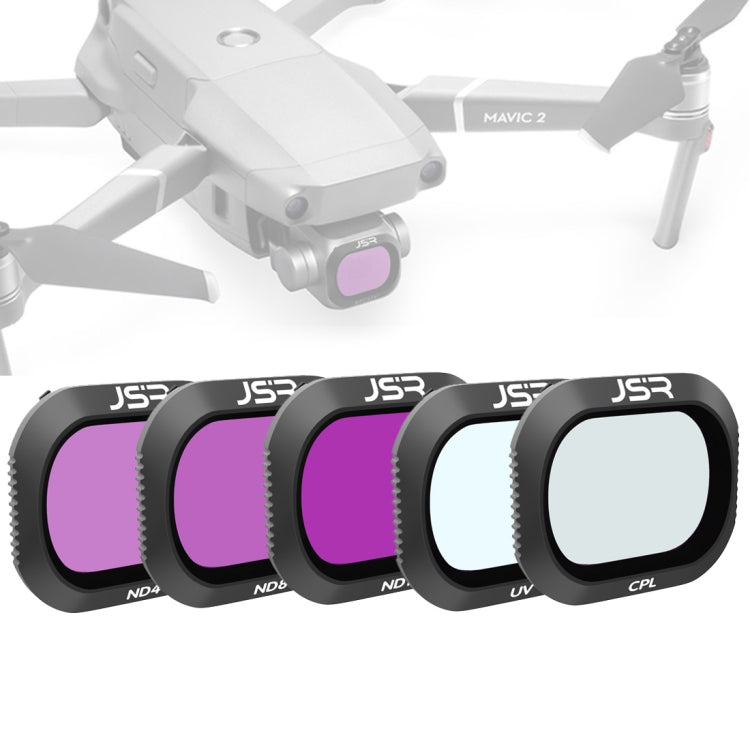 JSR Drone 5 in 1 UV+CPL+ND4+ND8+ND16 Lens Filter for DJI MAVIC 2 Pro - HoMEdemic™ 