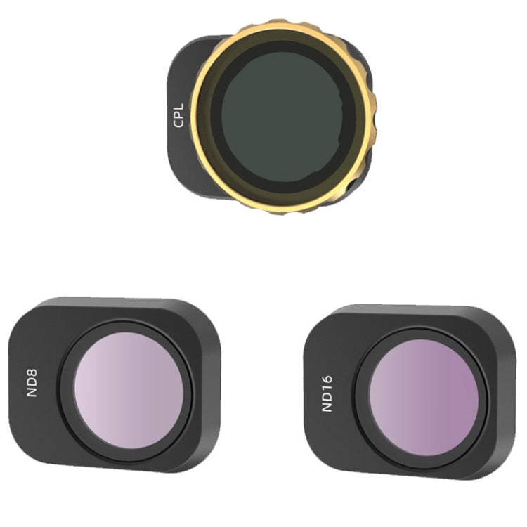 JSR For Mini 3 Pro Camera Filters, Style:3 In 1 CPL+ND8+ND16 - HoMEdemic™ 