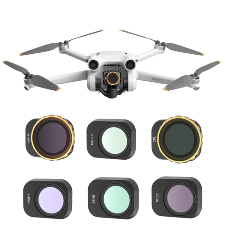 JSR For Mini 3 Pro Camera Filters, Style:4 In 1 ND8+ND16+ND32+ND64 - HoMEdemic™ 