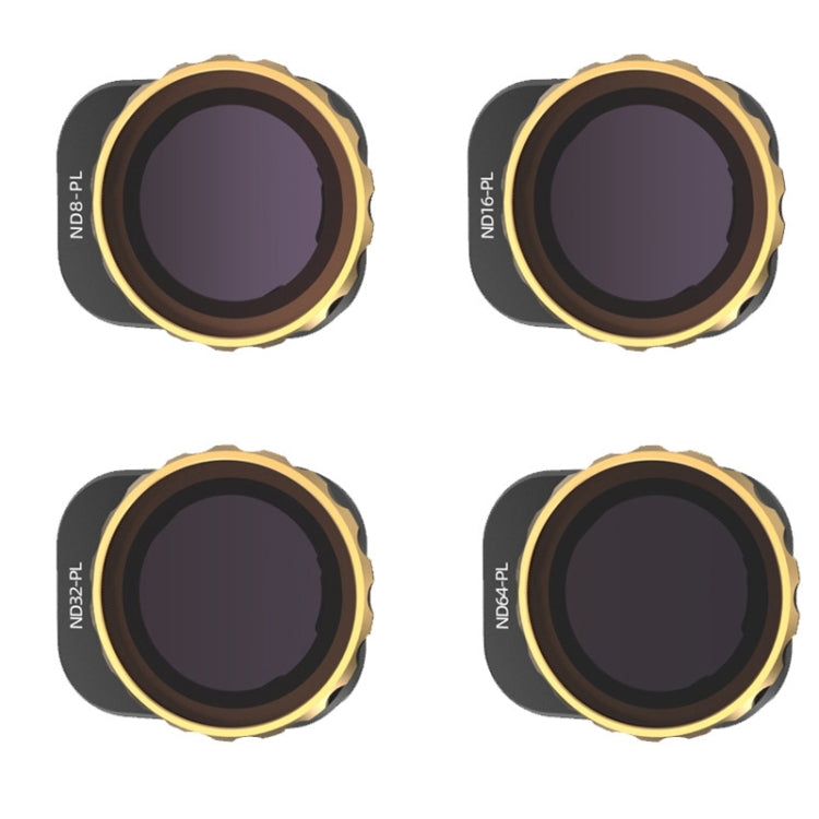 JSR For Mini 3 Pro Camera Filters, Style:4 In 1 ND8-PL+ND16-PL+ND32-PL+ND64-PL - HoMEdemic™ 