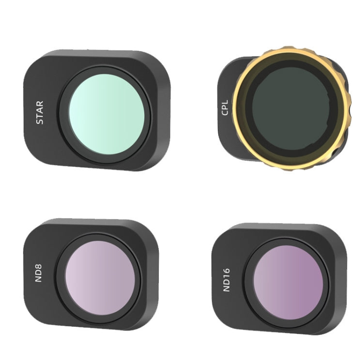 JSR For Mini 3 Pro Camera Filters, Style:4 In 1 Star+CPL+ND8+ND16 - HoMEdemic™ 