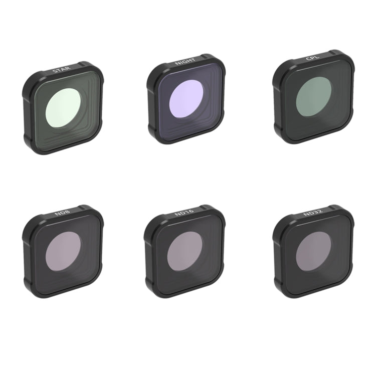 JSR KB Series STAR+CPL+NIGHT+ND8+ND16+ND32 Lens Filter for GoPro HERO13 Black /12 Black /11 Black /10 Black /9 Black - HoMEdemic™ 