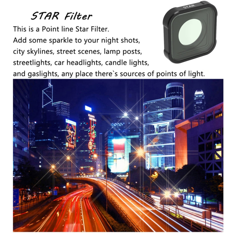 JSR KB Series STAR+MCUV+NIGHT+Diving Red+Diving Pink+ND8+ND16+ND32 Lens Filter for GoPro HERO13 Black /12 Black /11 Black /10 Black /9 Black - HoMEdemic™ 