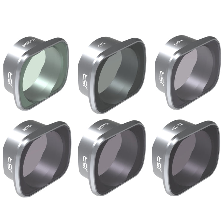 JSR KS 6 in 1 ND4+ND8+ND16+ND32+MCUV+CPL Lens Filter for DJI FPV, Aluminum Alloy Frame - HoMEdemic™ 