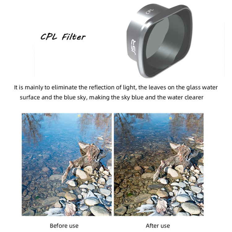 JSR KS 6 in 1 ND4+ND8+ND16+ND32+MCUV+CPL Lens Filter for DJI FPV, Aluminum Alloy Frame - HoMEdemic™ 