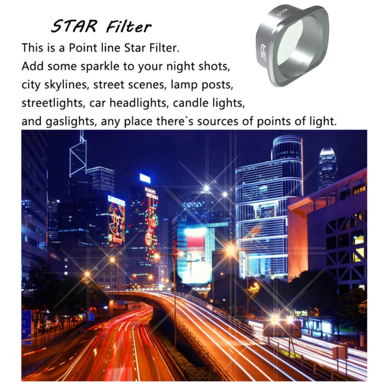 JSR KS 8 in 1 Star+NIGHT+ND8+ND16+ND32+ND64+MCUV+CPL Lens Filter for DJI FPV, Aluminum Alloy Frame - HoMEdemic™ 