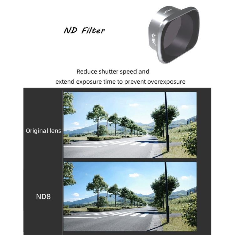 JSR KS ND8 Lens Filter for DJI FPV, Aluminum Alloy Frame - HoMEdemic™ 