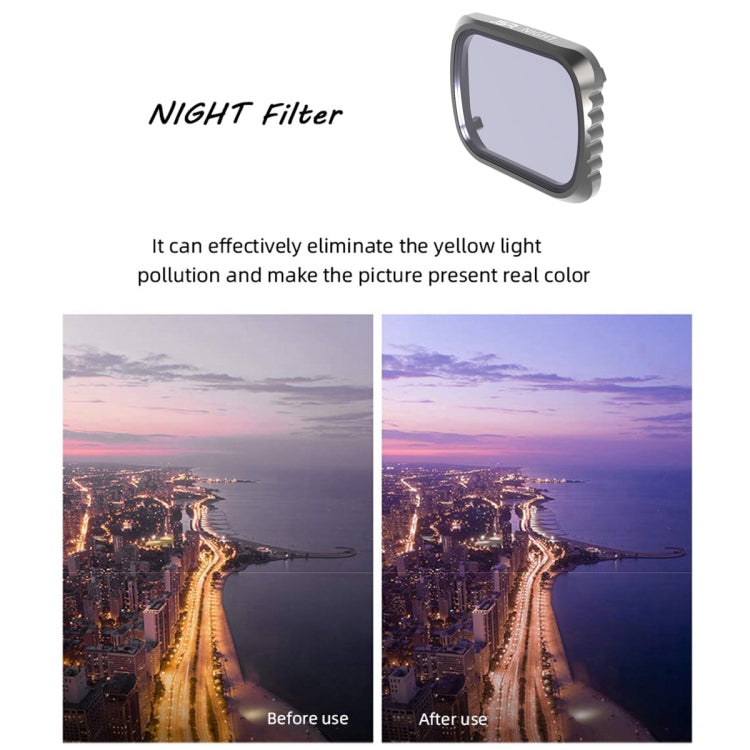 JSR KS NIGHT Light Pollution Reduction Lens Filter for DJI Air 2S, Aluminum Frame - HoMEdemic™ 