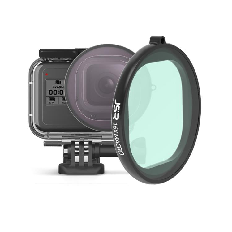 JSR Round Housing 16X Macro Lens Filter for GoPro HERO8 Black - HoMEdemic™ 