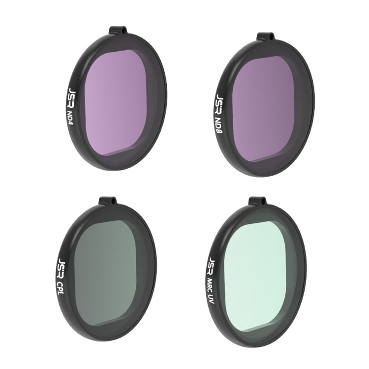 JSR Round Housing 4 in 1 UV+CPL+ND4+ND8 Lens Filter for GoPro HERO8 Black - HoMEdemic™ 