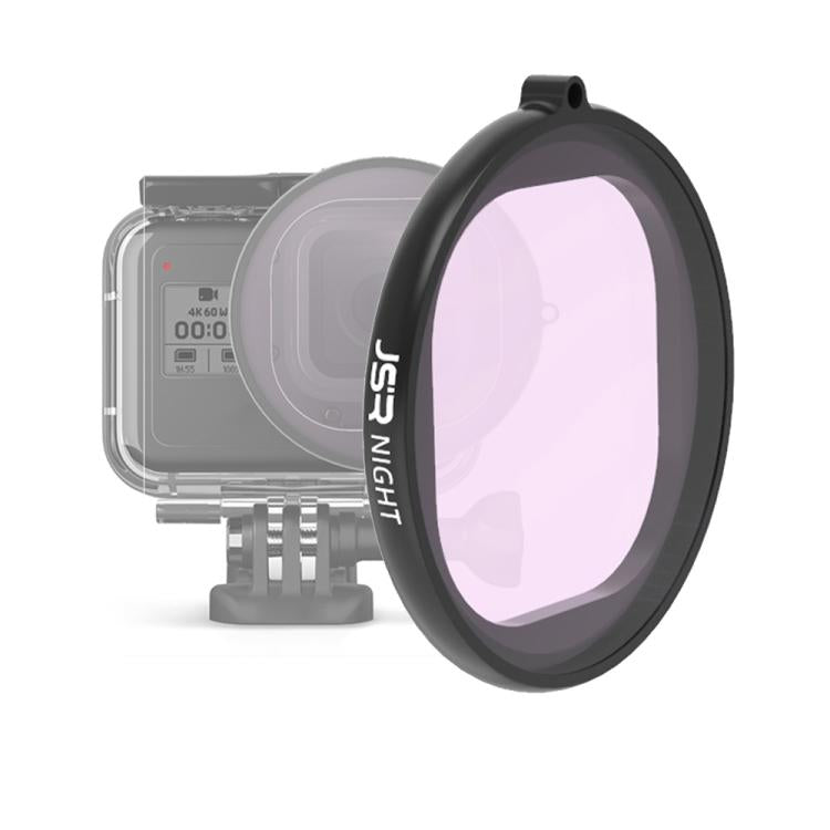 JSR Round Housing NIGHT Lens Filter for GoPro HERO8 Black - HoMEdemic™ 