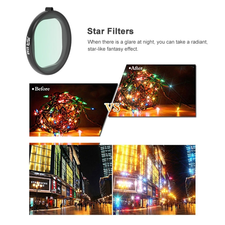 JSR Round Housing Star Effect Lens Filter for GoPro HERO8 Black - HoMEdemic™ 