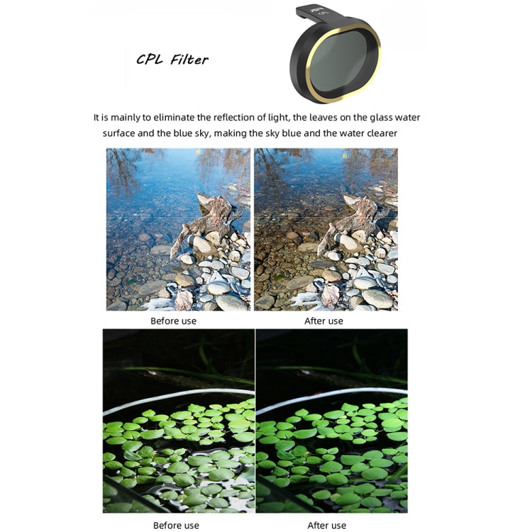 JSR for FiMi X8 mini Drone 6 in 1 UV + CPL + ND4 + ND8 + ND16 + ND32 Lens Filter Kit - HoMEdemic™ 