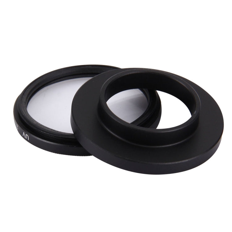 JUNESTAR 7 in 1 Proffesional 37mm Lens Filter(CPL + UV + ND4 + Red + Yellow + FLD / Purple) & Lens Protective Cap for GoPro HERO4 / 3+ / 3 Sport Action Camera - HoMEdemic™ 