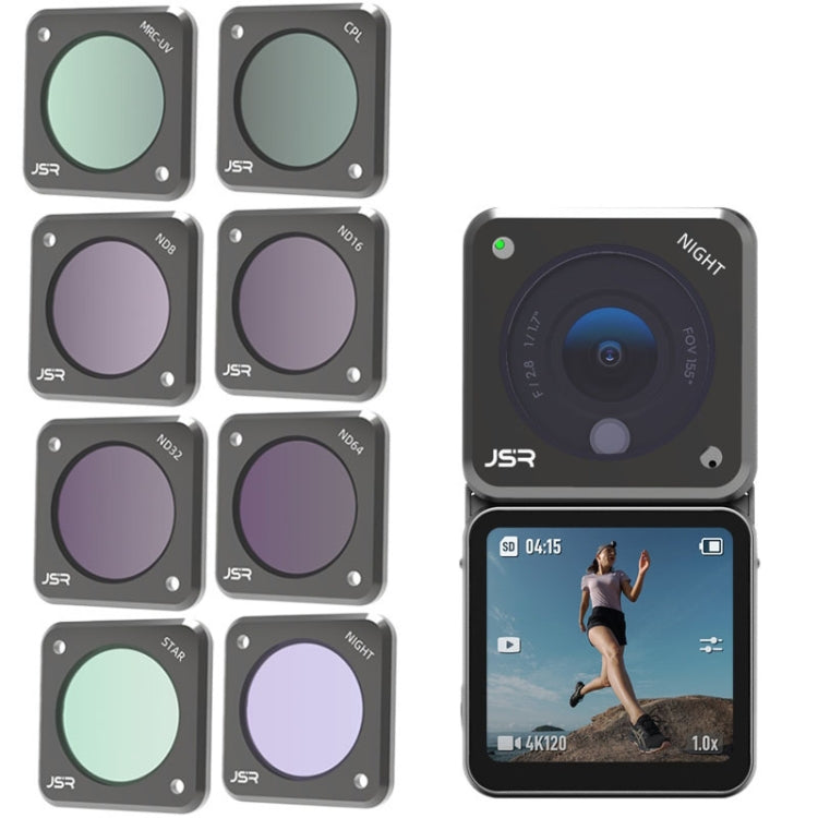 JUNESTAR Action Camera Filters For DJI Action 2,Style:  CS-4in1 - HoMEdemic™ 