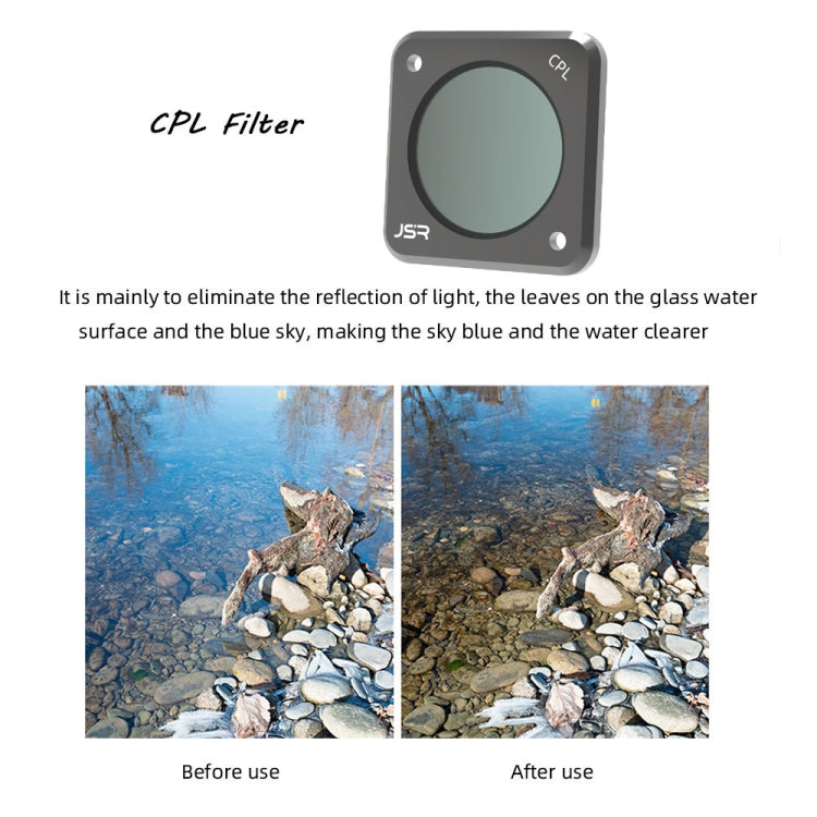 JUNESTAR Action Camera Filters For DJI Action 2,Style:  CS-4in1 - HoMEdemic™ 