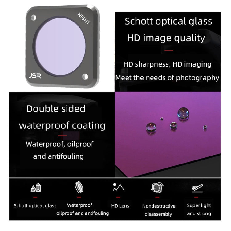 JUNESTAR Action Camera Filters For DJI Action 2,Style: Night - HoMEdemic™ 
