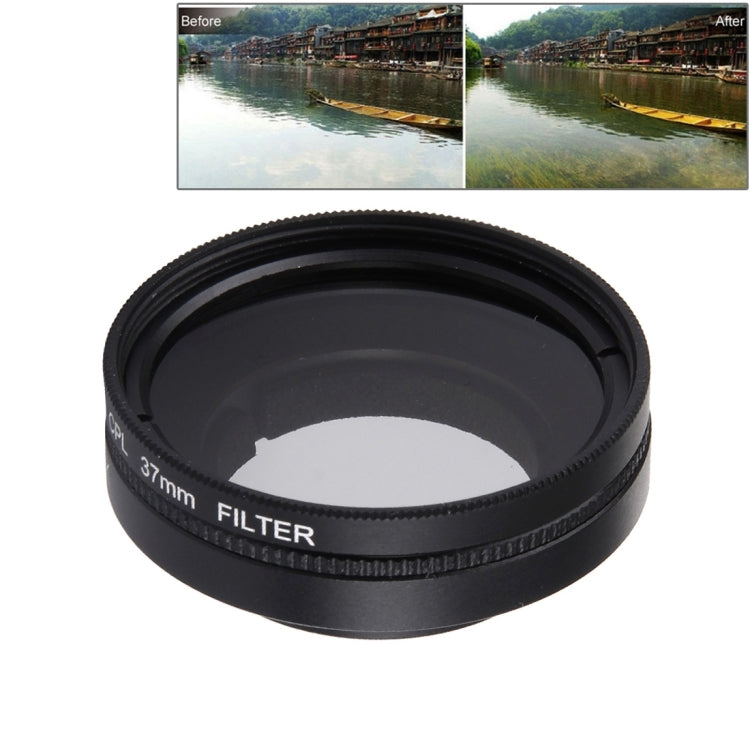 JUNESTAR for Xiaomi Xiaoyi Yi II 4K Sport Action Camera Proffesional 37mm CPL Filter + Lens Protective Cap - HoMEdemic™ 