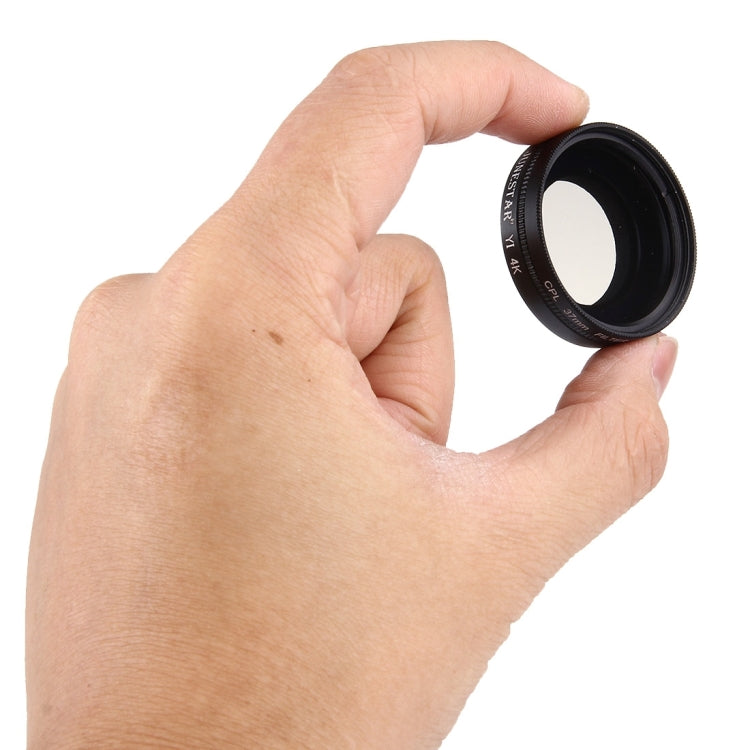 JUNESTAR for Xiaomi Xiaoyi Yi II 4K Sport Action Camera Proffesional 37mm CPL Filter + Lens Protective Cap - HoMEdemic™ 