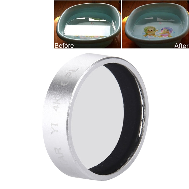 JUNESTAR for Xiaomi Xiaoyi Yi II 4K Sport Action Camera Proffesional CPL Filter(Silver) - HoMEdemic™ 
