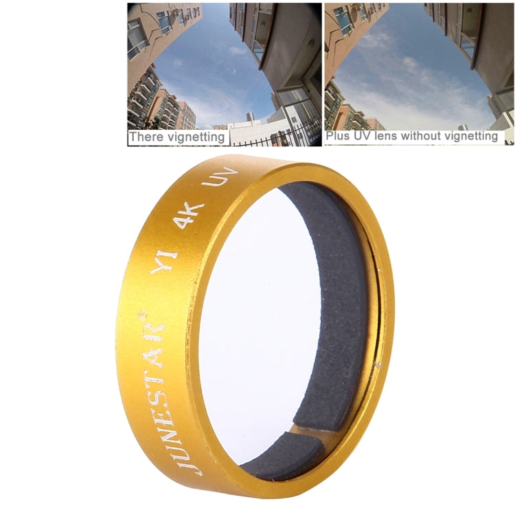 JUNESTAR for Xiaomi Xiaoyi Yi II 4K Sport Action Camera Proffesional UV Filter(Gold) - HoMEdemic™ 
