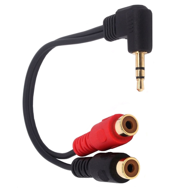 JUNSUNMAY 3.5mm Male Elbow to Dual RCA Stereo Audio Cable Adapter 20cm - HoMEdemic™ 