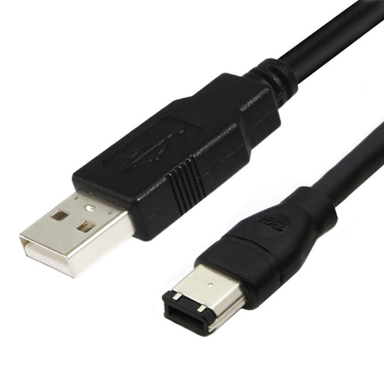 JUNSUNMAY Firewire IEEE 1394 6 Pin Male to USB 2.0 Male Adaptor Convertor Cable Cord, Length:3m - HoMEdemic™ 