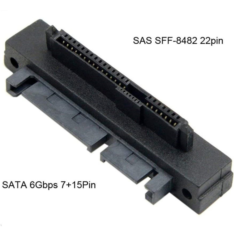 JUNSUNMAY SAS 22 Pin to 7 Pin + 15 Pin SATA Hard Disk Drive Raid Adapter - HoMEdemic™ 