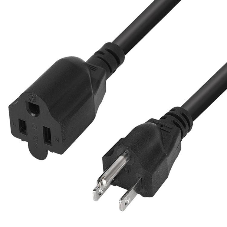 JUNSUNMAY US 1.6FT NEMA 5-15P 1 to 2 Way Outlet NEMA 5-15R SJT 16AWG 3 Prong Power Cable Wire Extender - HoMEdemic™ 