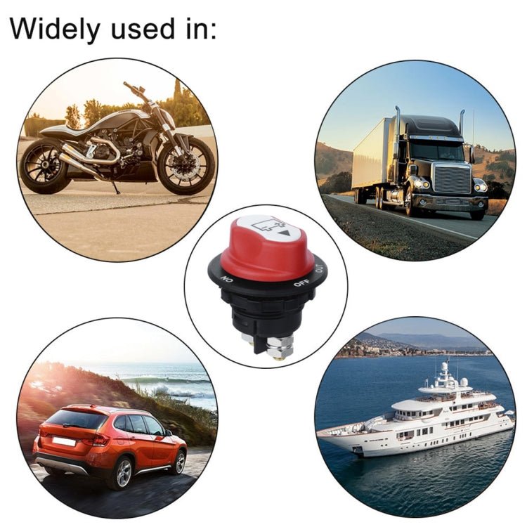 Jtron On/Off Car Battery Switch Car Battery Master Switch MAX DC 32V 100A CONT 150A INT Use for Cars / Off-road Vehicle / Truck, DC 32V 100A - HoMEdemic™ 