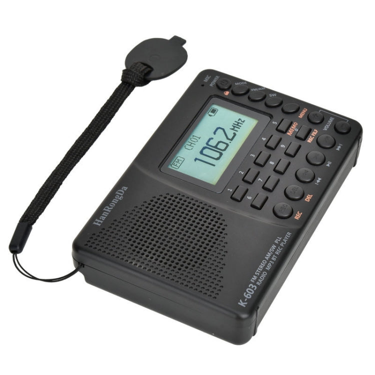 K-603 Portable FM / AM / SW Full Band Stereo Radio, Support BT & TF Card - HoMEdemic™ 