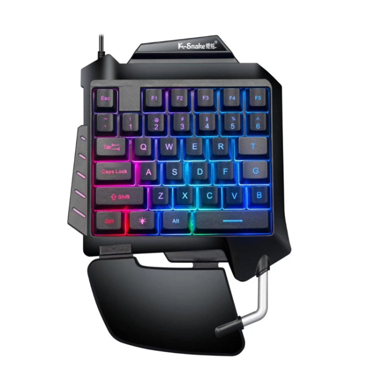 K-Snake G92 Single Small Keyboard Mobile Games Luminous Robotic Machine Sensory Game Keyboard(Black) - HoMEdemic™ 
