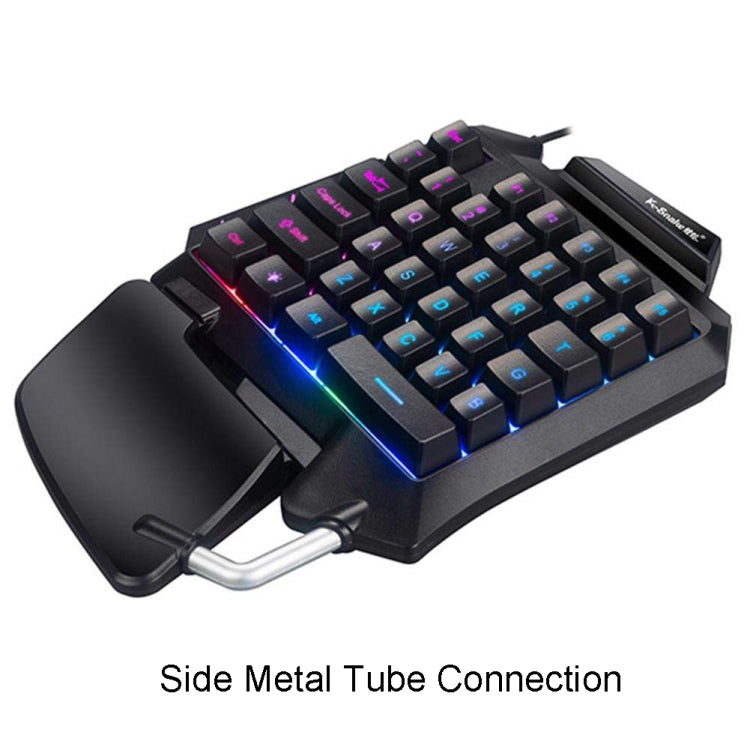 K-Snake G92 Single Small Keyboard Mobile Games Luminous Robotic Machine Sensory Game Keyboard(Black) - HoMEdemic™ 