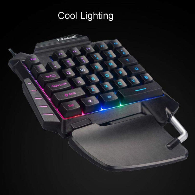 K-Snake G92 Single Small Keyboard Mobile Games Luminous Robotic Machine Sensory Game Keyboard(Black) - HoMEdemic™ 