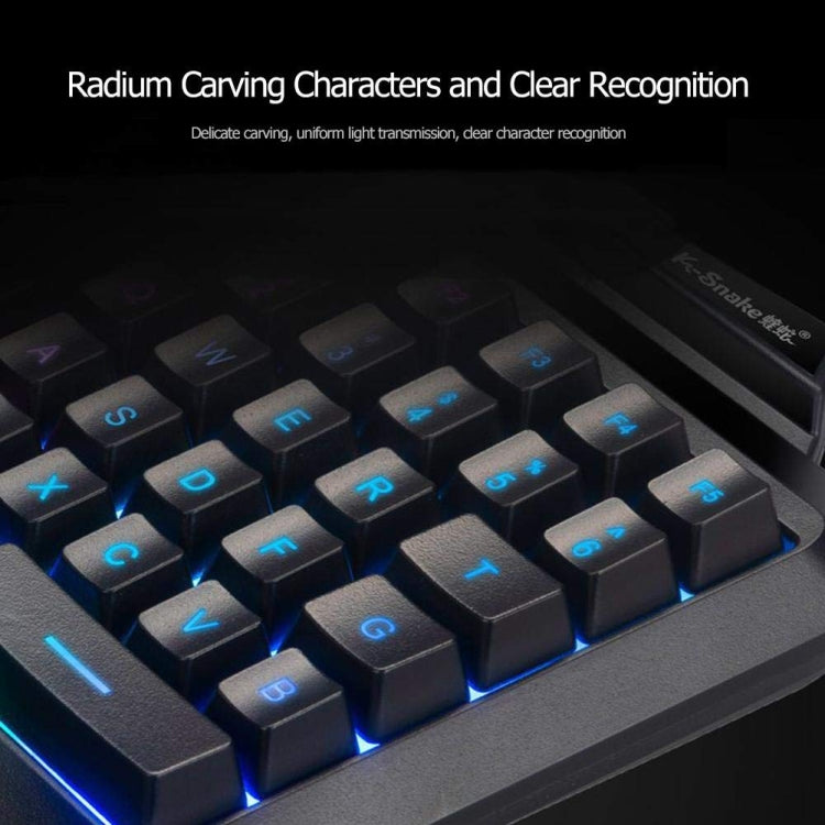 K-Snake G92 Single Small Keyboard Mobile Games Luminous Robotic Machine Sensory Game Keyboard(Black) - HoMEdemic™ 
