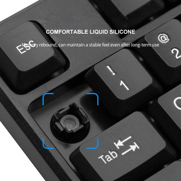 K-Snake KM007 Wired Keyboard And Mouse Set Desktop Computer Keyboard, Style: With Mouse - HoMEdemic™ 