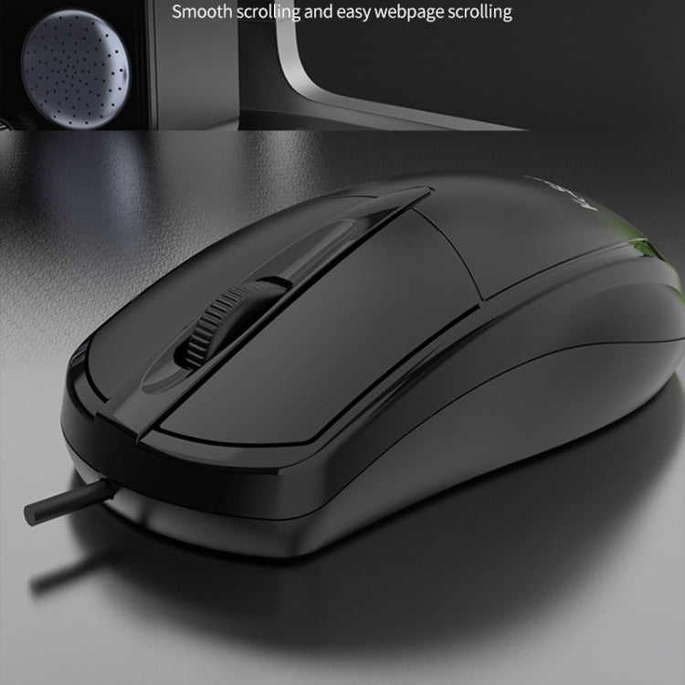 K-Snake KM007 Wired Keyboard And Mouse Set Desktop Computer Keyboard, Style: With Mouse - HoMEdemic™ 