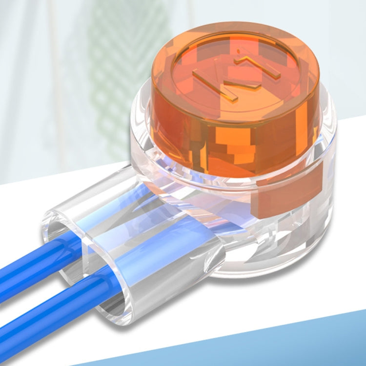 K2 100pcs /Pack Network Cable Telephone Line Connector Moisture-Proof Waterproof Wiring Terminals - HoMEdemic™ 