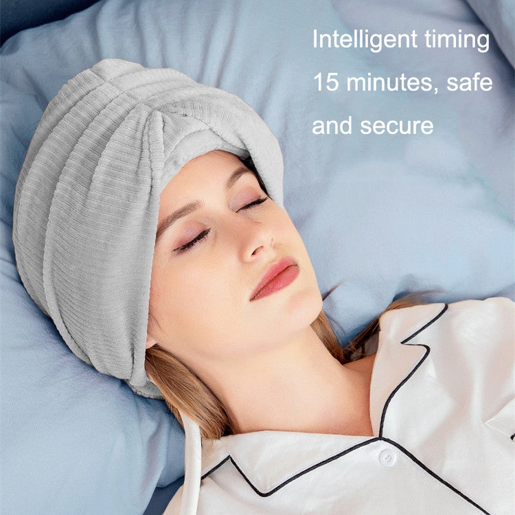 K2009 Air Wave Head Massage Device Heating Compress Airbag Home Sleep Massage Instrument(Grey) - HoMEdemic™ 