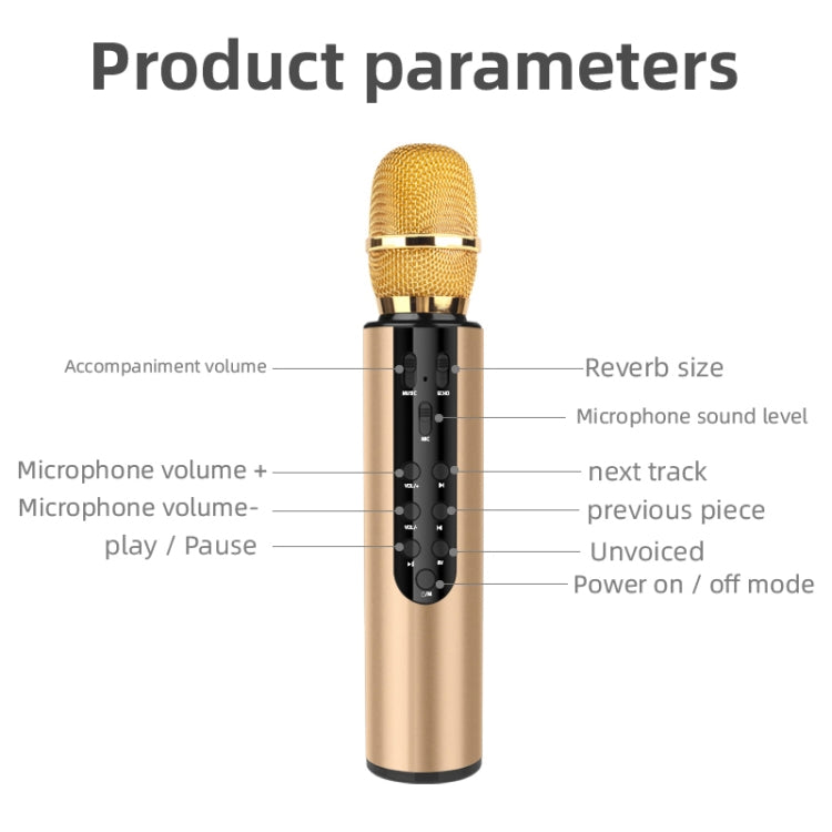K3 Bluetooth 5.0 Karaoke Live Stereo Sound Wireless Bluetooth Condenser Microphone - HoMEdemic™ 